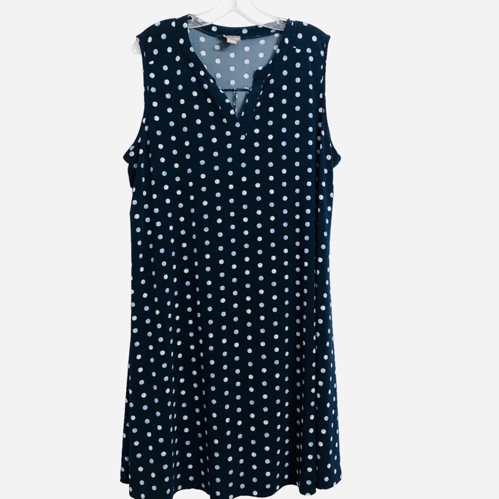 Chico’s Sleeveless v neck Shelley Dress Womens Size Large Chico’s Size 3